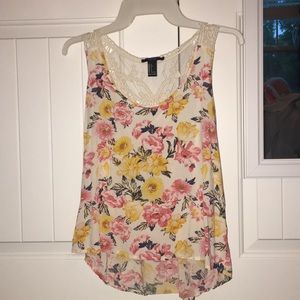 floral tank top